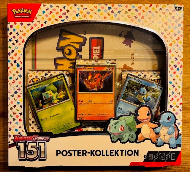 Pokemon TCG Karmesin&Purpur | 151 Poster-Kollektion