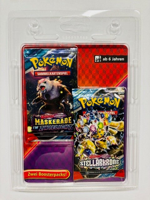 Pokemon TCG Karmesin&Purpur | Stellarkrone/Maskerade Im Zwielicht 2-er Blister