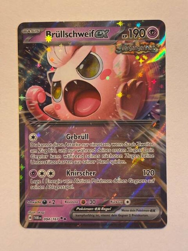 Pokemon TCG Maskerade im Zwielicht | Brüllschweif ex | TWM 094/167