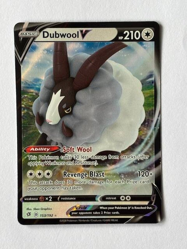 Pokemon TCG Clash der Rebellen | Dubwool V (Zwollock V) | 153/192