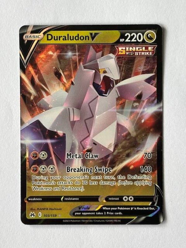Pokemon TCG Zenit der Könige | Duraludon V | CRZ 103/159