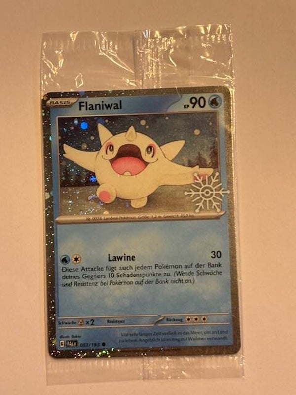 Pokemon TCG Entwicklungen in Paldea SNOWFLAKE | Flaniwal (Cetoddle) | PAL 053/193 Sealed Promo
