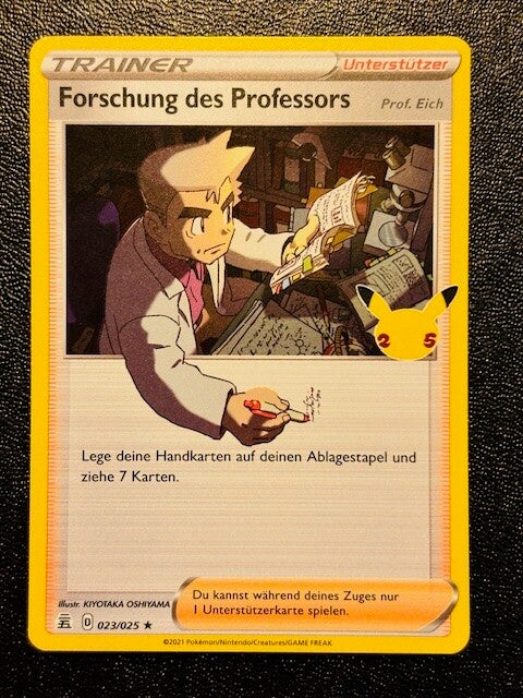 Pokemon TCG Celebrations | Forschung des Professors 023/025
