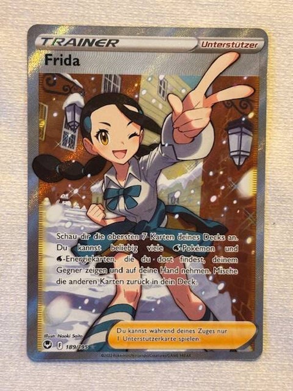 Pokemon TCG Silberne Sturmwinde | Frida (Candice) | 189/195