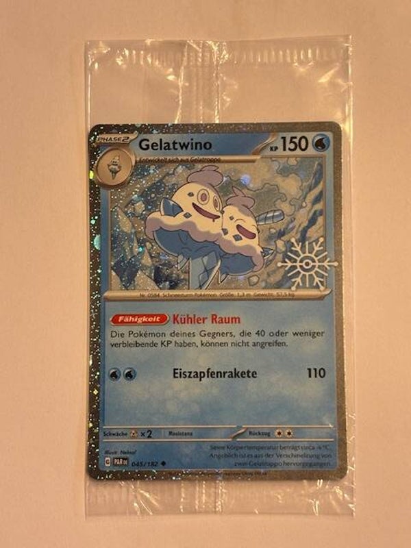 Pokemon TCG Paradoxrift SNOWFLAKE | Gelatwino (Vanilluxe) | PAR 045/182 Sealed Promo