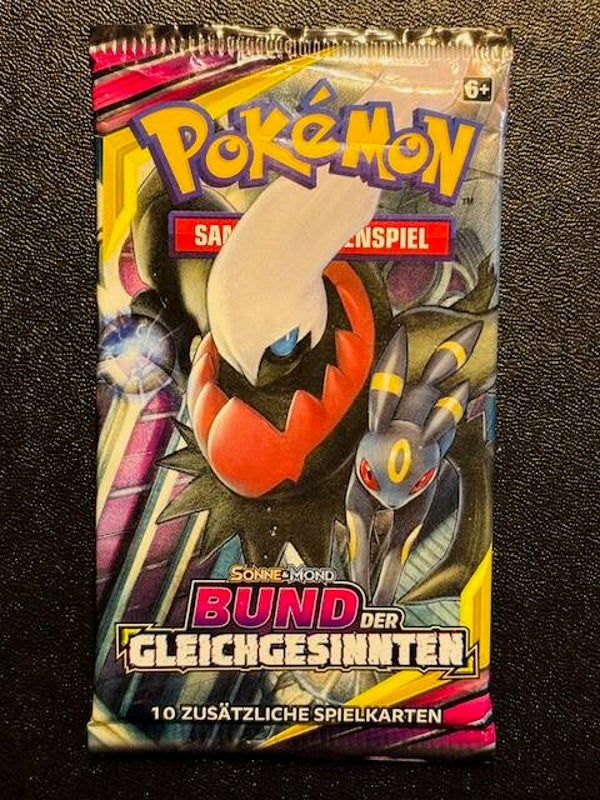 Pokemon TCG Sonne&Mond | Bund Der Gleichgesinnten Booster | Darkrai&Nachtara Artwork