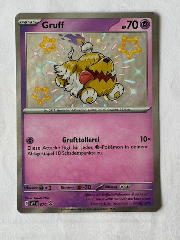 Pokemon TCG SV Black Star Promos | Gruff (Greavard) | SVP 070 Promo