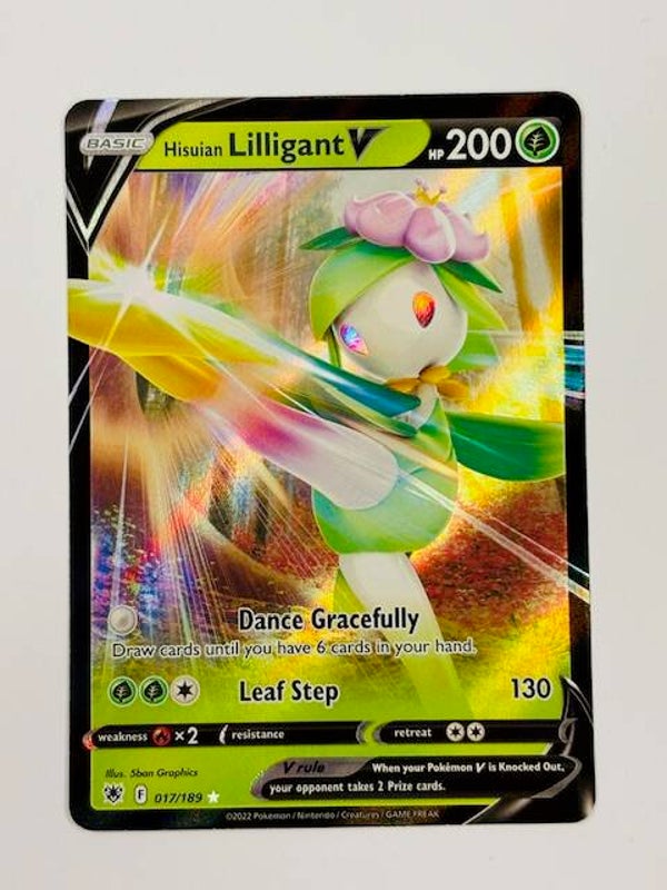 Pokemon TCG Astral Radiance | Hisuian Lilligant V (Hisui-Dressella V) | ASR 017/189
