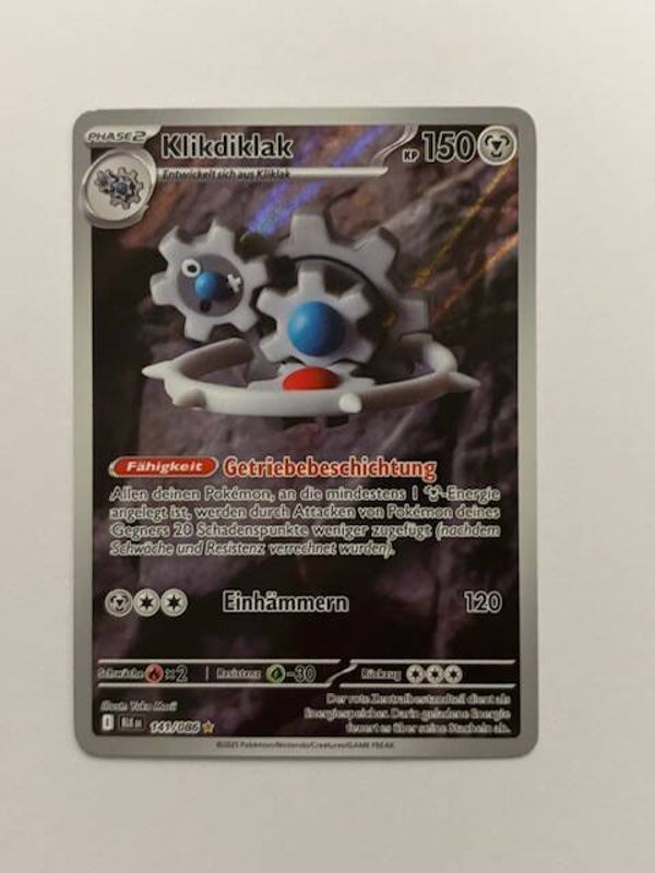 Pokemon TCG Schwarze Blitze | Klikdiklak (Klinklang) | BLK 141/086
