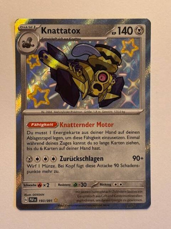 Pokemon TCG Paldeas Schicksale | Knattatox Baby Shiny | PAF 193/091