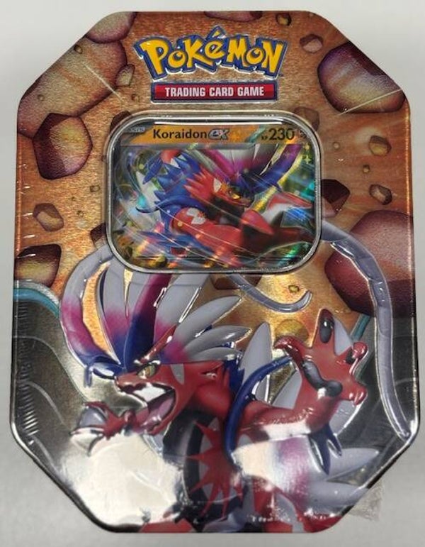 Pokemon TCG | Schlagkräftige Legenden Koraidon ex | Tin Box