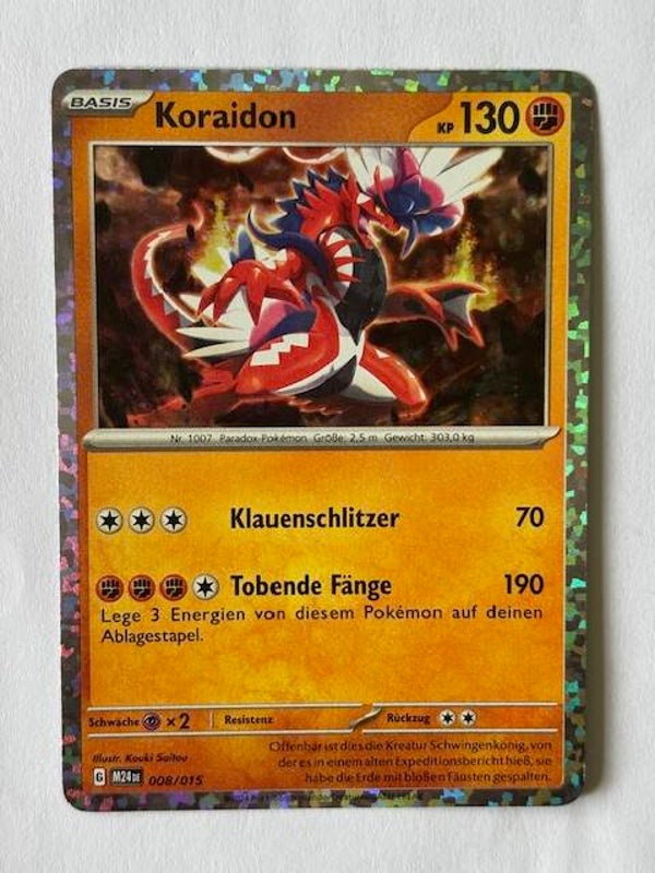 Pokemon TCG McDonald's Dragon Discovery | Koraidon | M24DE 008/015