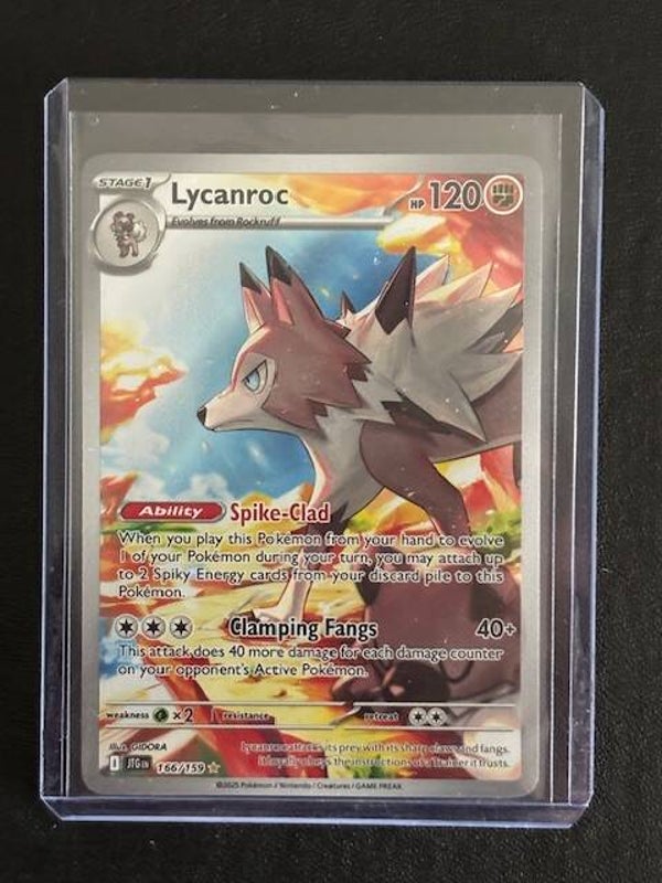 Pokemon TCG Journey Together | Lycanroc (Wolwerock) | JTG 166/159