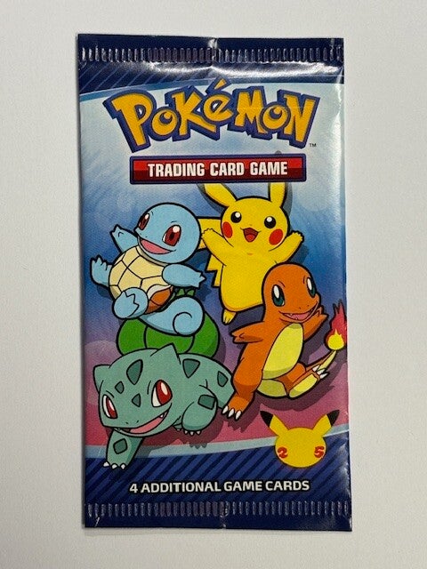 Pokemon TCG McDonald's Collection 25th Anniversary Booster 2021
