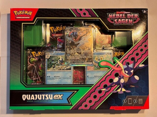 Pokemon TCG Karmesin & Purpur | Nebel Der Sagen | Quajutsu ex Spezial-Illustrations-Kollektion