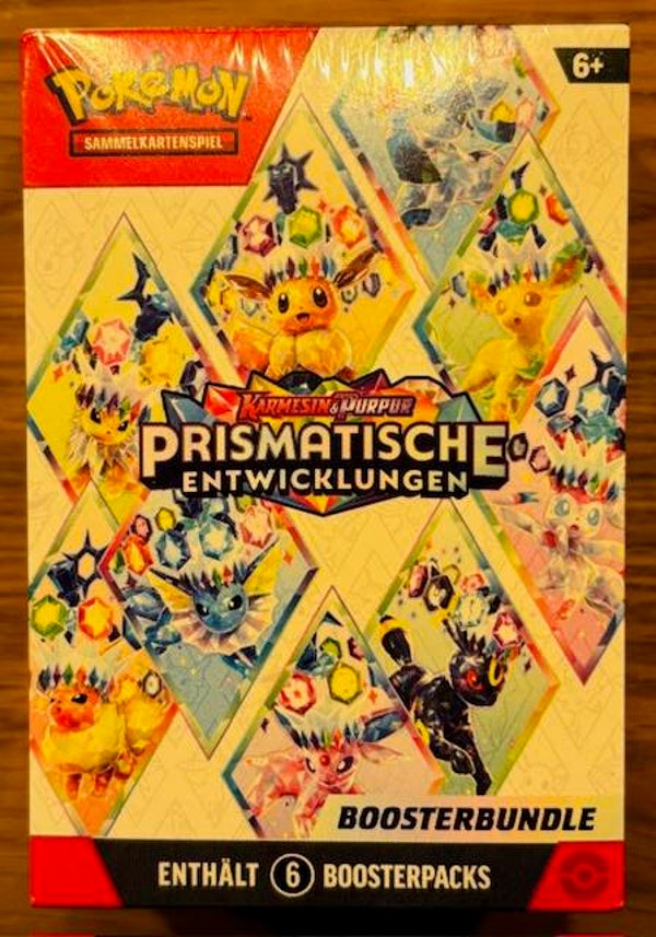 Pokemon TCG Karmesin&Purpur | Prismatische Entwicklungen Boosterbundle