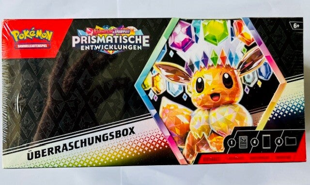 Pokemon TCG Karmesin&Purpur | Prismatische Entwicklungen Überraschungsbox