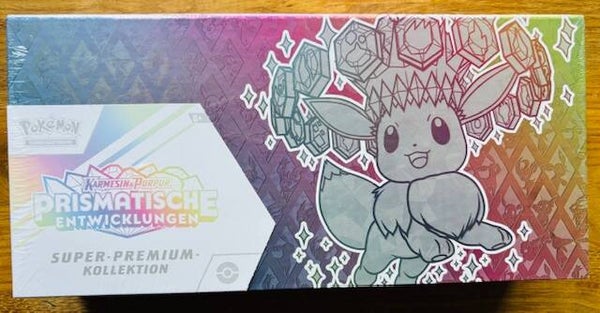 Pokemon TCG Karmesin&Purpur | Prismatische Entwicklungen Super-Premium-Kollektion