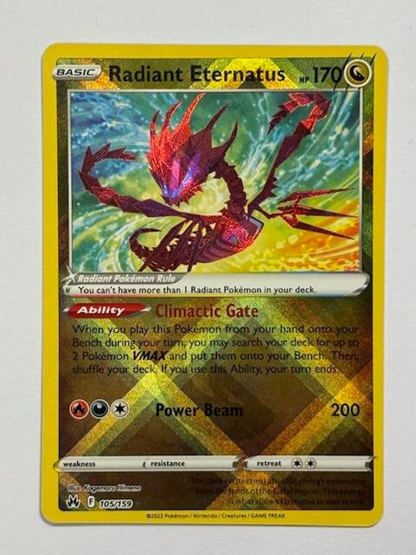 Pokemon TCG Crown Zenith | Radiant Eternatus (Strahlendes Endynalos) | CRZ 105/159