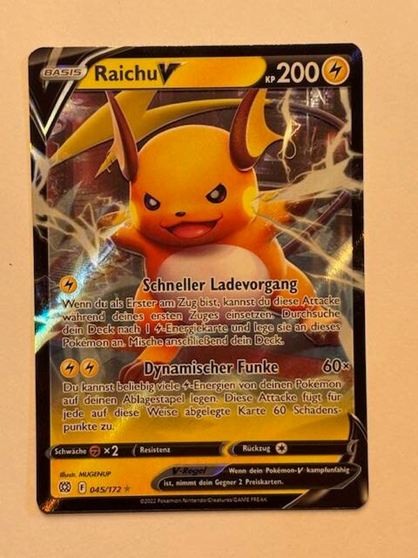 Pokemon TCG Strahlende Sterne | Raichu V | BRS 045/172