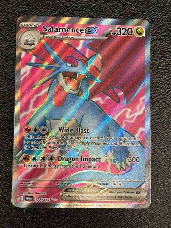 Pokemon TCG Journey Together | Salamence ex (Brutalanda ex) | JTG 177/159