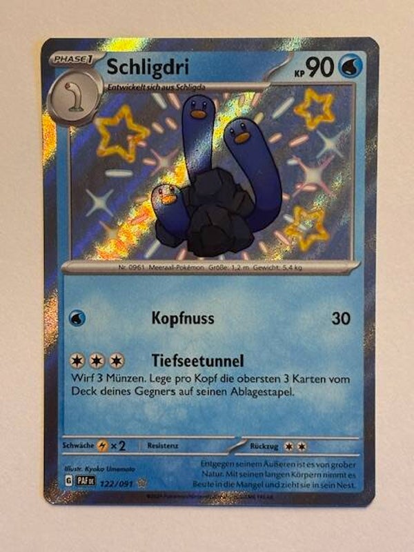 Pokemon TCG Paldeas Schicksale | Schligdri Baby Shiny | PAF 122/091