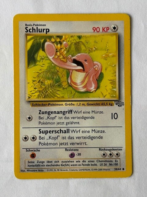 Pokemon TCG Dschungel | Schlurp (Lickitung) | 38/64