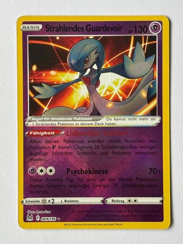 Pokemon TCG Verlorener Ursprung | Strahlendes Guardevoir (Radiant Gardevoir) | LOR 069/196