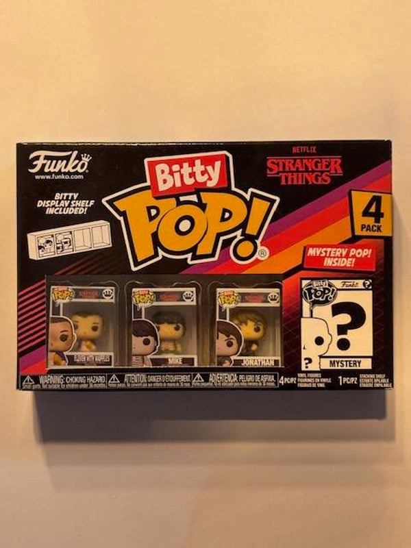 Stranger Things Funko Bitty POP! Figur | Mystery POP! | 4 Pack