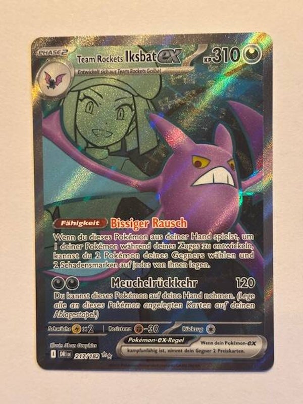 Pokemon TCG Ewige Rivalen | Team Rockets Iksbat ex | DRI 217/182