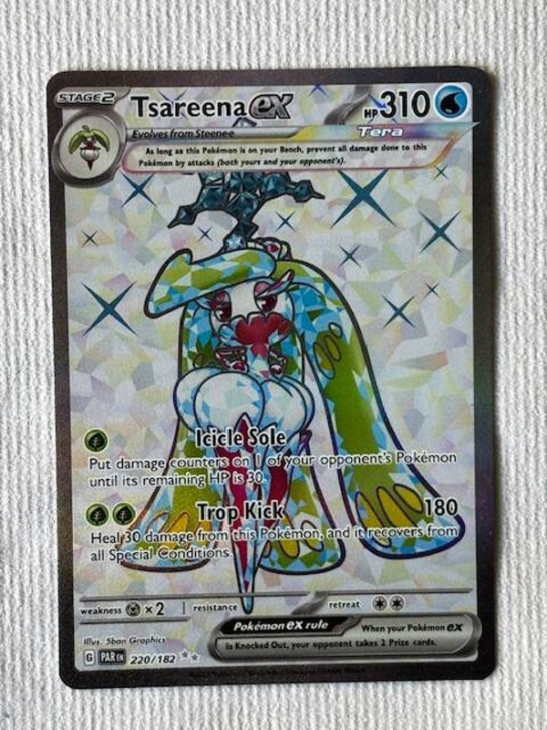 Pokemon TCG Paradox Rift | Tsareena ex (Fruyal ex) | PAR 220/182