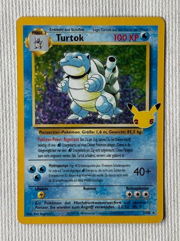 Pokemon TCG Celebrations | Turtok | 2/102