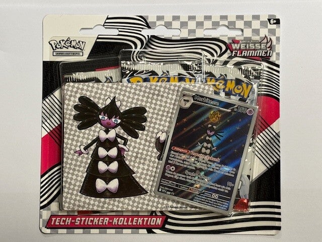 Pokemon TCG Karmesin&Purpur | Weisse Flammen | Tech-Sticker-Kollektion