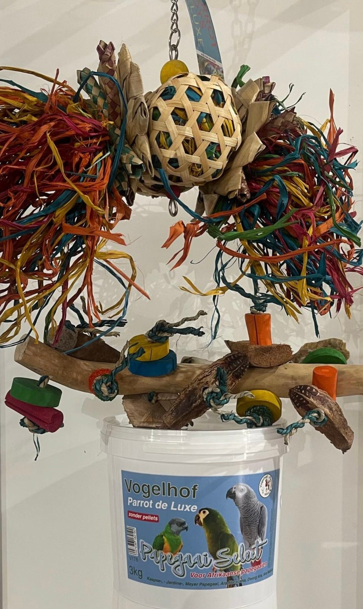 PROMO  MET 2  SPEELTJES V178  PAPEGAAI SELECT zonder pellets - 3 kg - 1