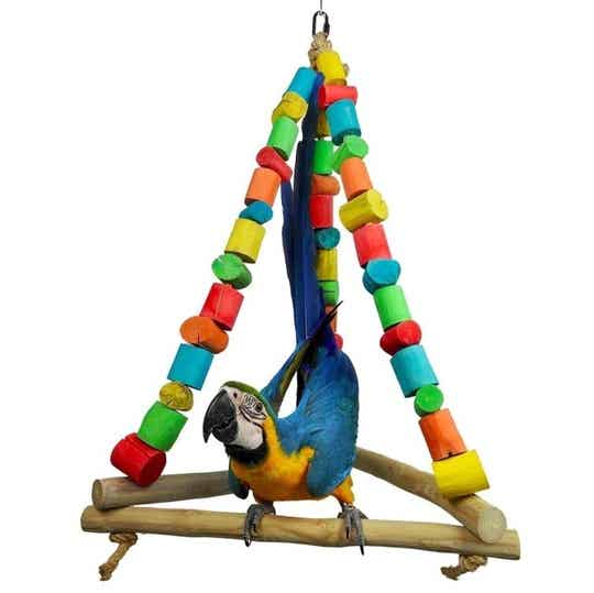LARGE TRIANGEL SWING PERCH - 1