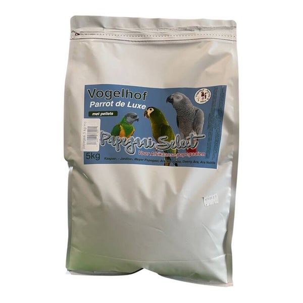 papagaai  select  met  pellets   5 kg navulverpakking