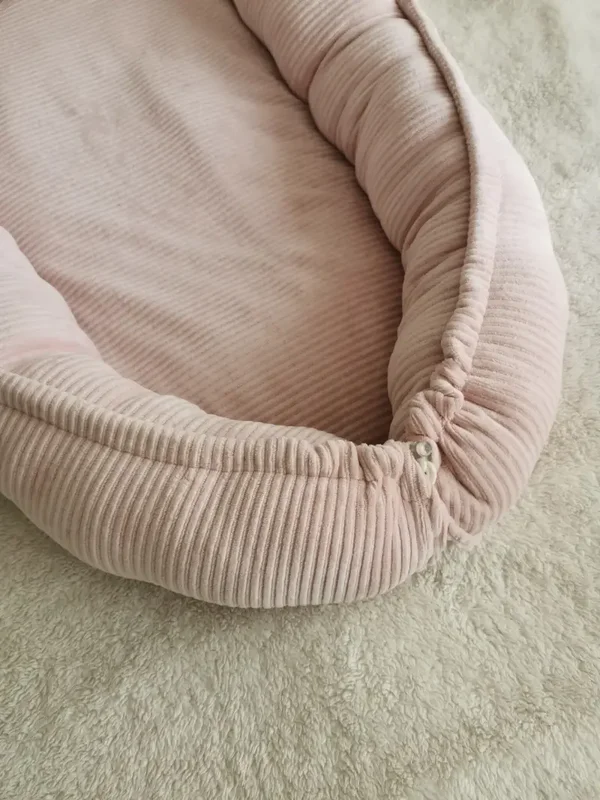 Babynest Roze Rib