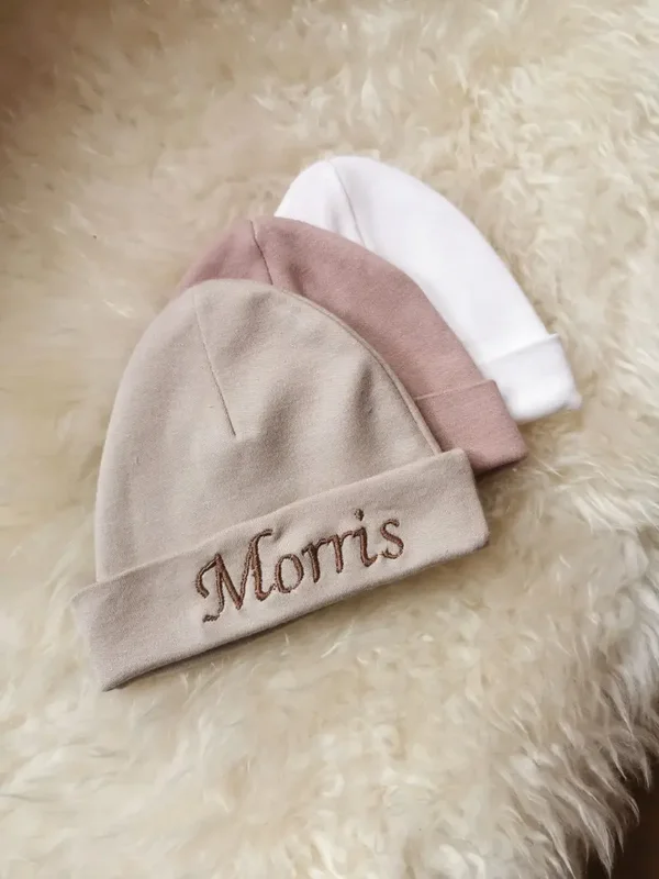 Gepersonaliseerde newborn muts