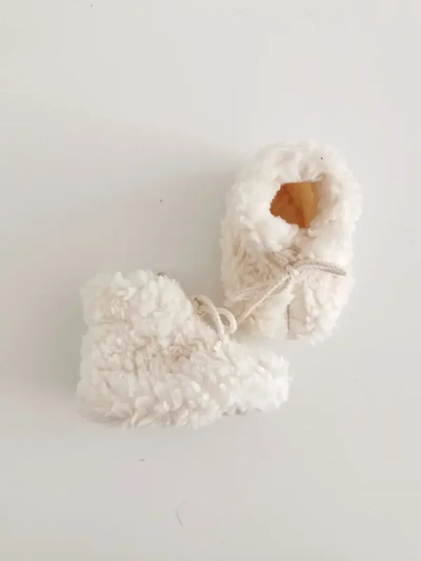 Slofjes Ecru Teddy