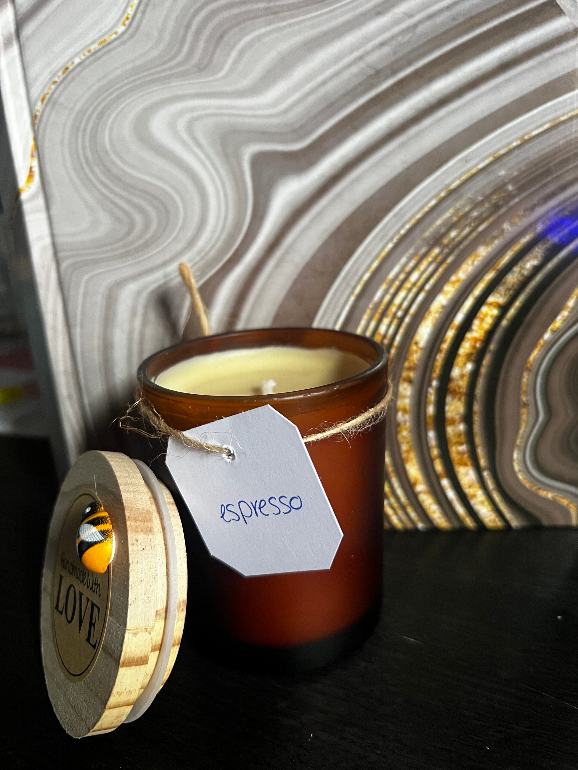 6 oz espresso - SOY WAX