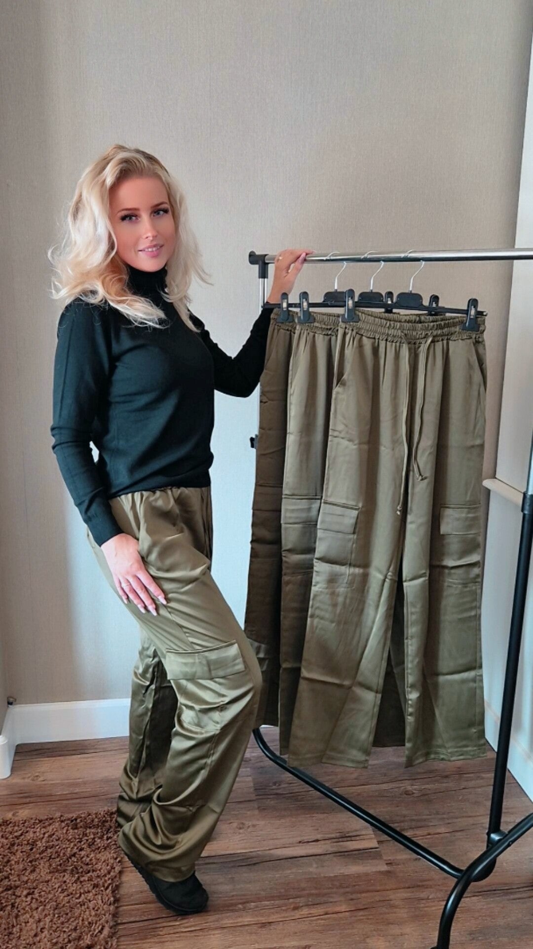 Slik pants 520 Dark Kaki