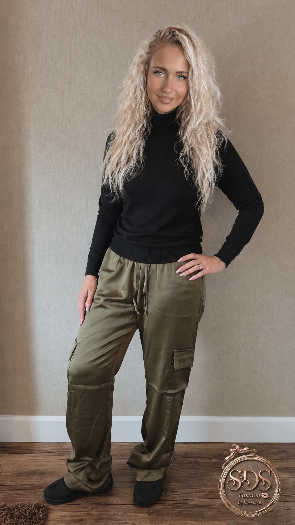 Slik pants 520 Dark Kaki