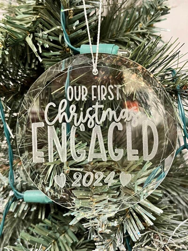 Engagement Milestone Ornament