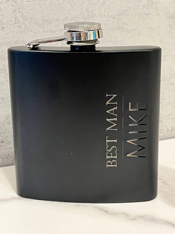 Groomsmen Flask