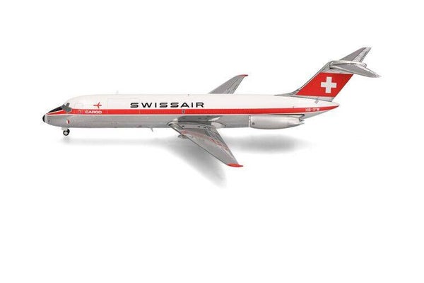 Swissair (cargo) Douglas DC-9-30F Payerne HB - IWF Herpa Wings 1/200 diecast model plane