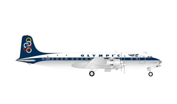 Olympic Airways Douglas DC-6B SX-DAM Herpa Wings 1/200 diecast model plane