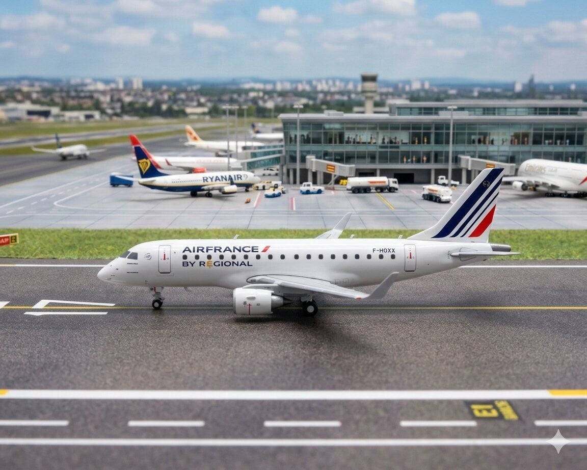 Air France Embraer F-HBXK JC Wings 1/400 diecast model plane