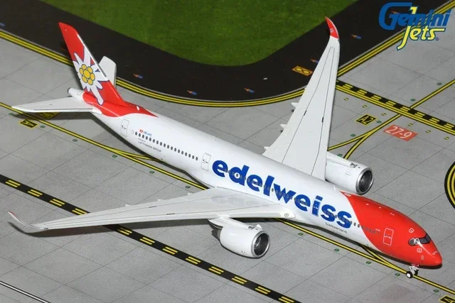 Edelweiss Airbus A350-900 HB-IHC Gemini Jets 1/400 diecast model plane