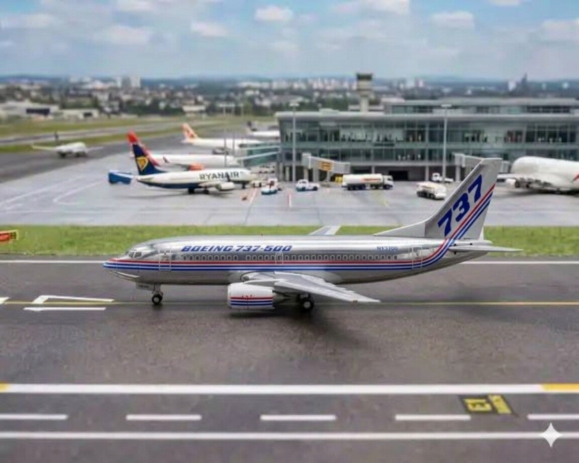 Boeing house colors Boeing 737-500 N73700 JC Wings 1/400 diecast model plane