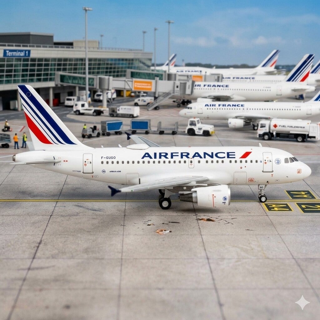 Air France Airbus A318-100 F-GUGO NG Model 1/400 diecast model plane